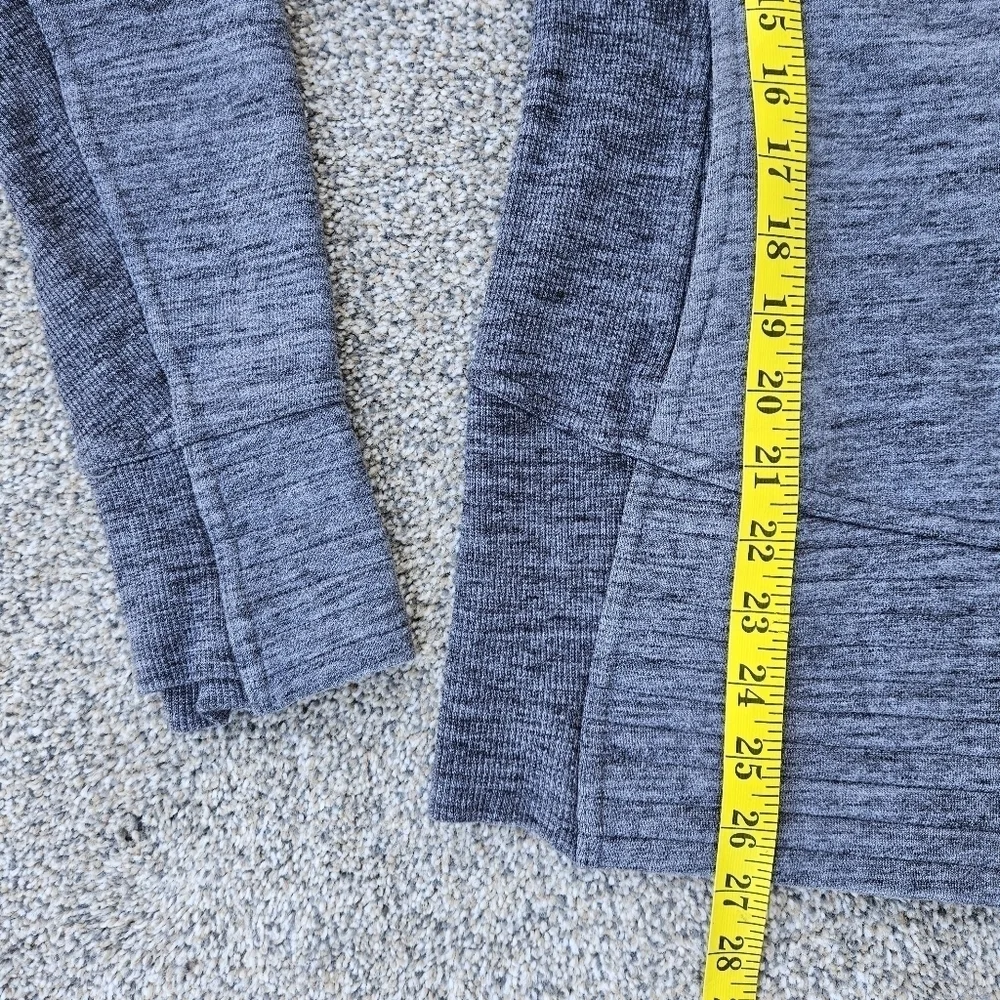Lululemon Radiant Jacket II Heathered Core Dark Grey Full Zip Sweatshirt Size 6